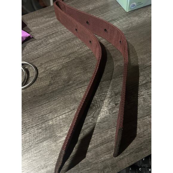 Nylon Off Billet Off side girth strap Brown - Picture 2 of 4